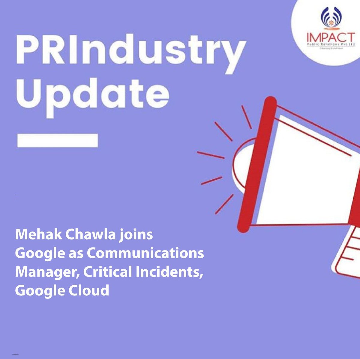 ImpactPR's tweet photo. A Study 2020 IDC said that Google Cloud India partners are expected to generate 3.7 times current revenue for every 1 UD dollar of Google Cloud product sold, significantly increasing the forecast for growth in India for cloud products.
Source: @PRmomentIndia
#PRIndustryUpdate https://t.co/jvZOj7xELe