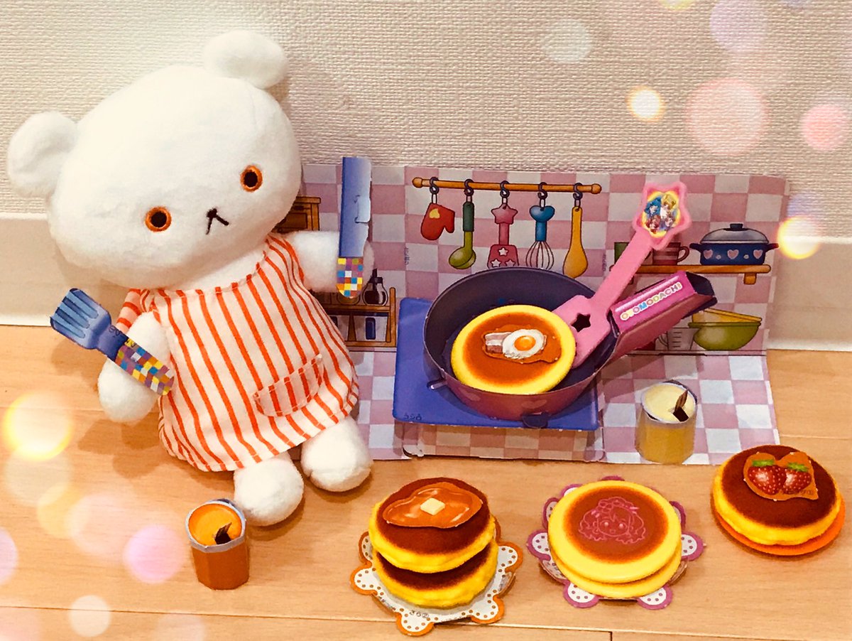 ほら！！！かわいいーーーーー? #しろくまちゃんのホットケーキ #夢の 