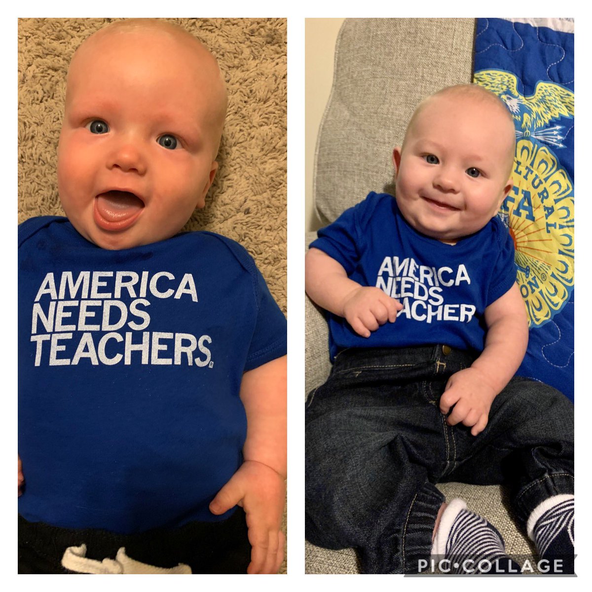 Declan and Cash twinning on twin day and supporting CRB Crusader teachers! #homecoming #noplacelikeCRB <a href="/mrsschroederFFA/">Courtney Schroeder</a> <a href="/CRBCSD/">Coon Rapids-Bayard</a>