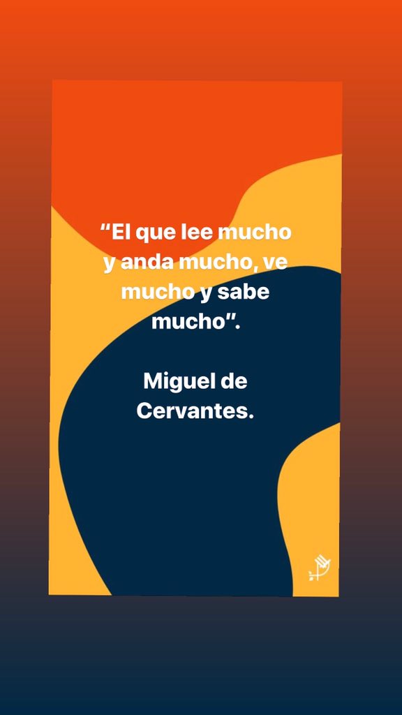OwlReading's tweet photo. “El que lee mucho y anda mucho, ve mucho y sabe mucho”. 
Miguel de Cervantes.
#15Septiembre https://t.co/XI0KrHjLxC
