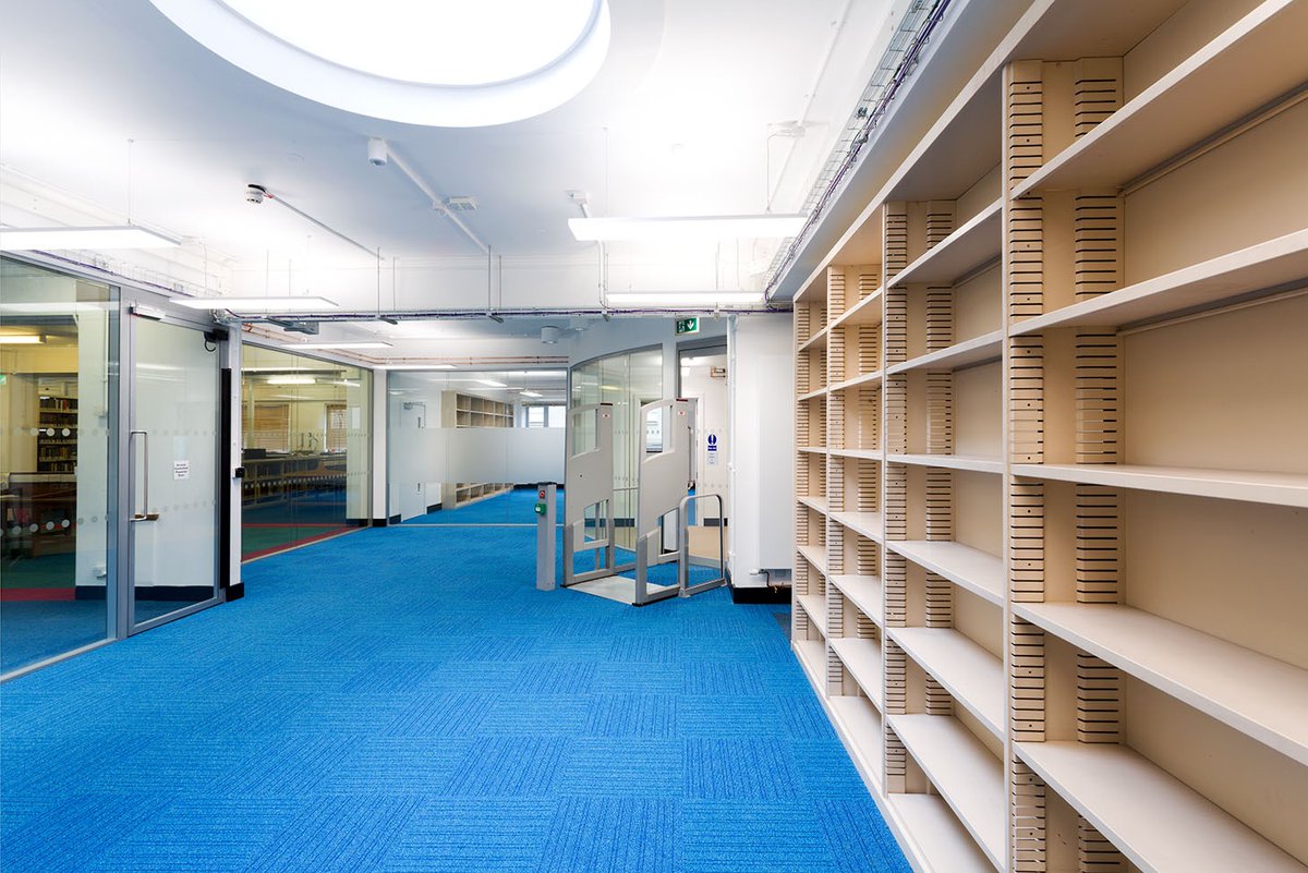 KingerleeLtd's tweet photo. Here is one of Special Projects recently completed projects, The Oriental Institute Library in Oxford. Works comprised of refurb of the existing reception, stripping out the lobby area &amp; installing stunning floor to ceiling glass panels. A new research room was also created. https://t.co/LVdIEQHdf4