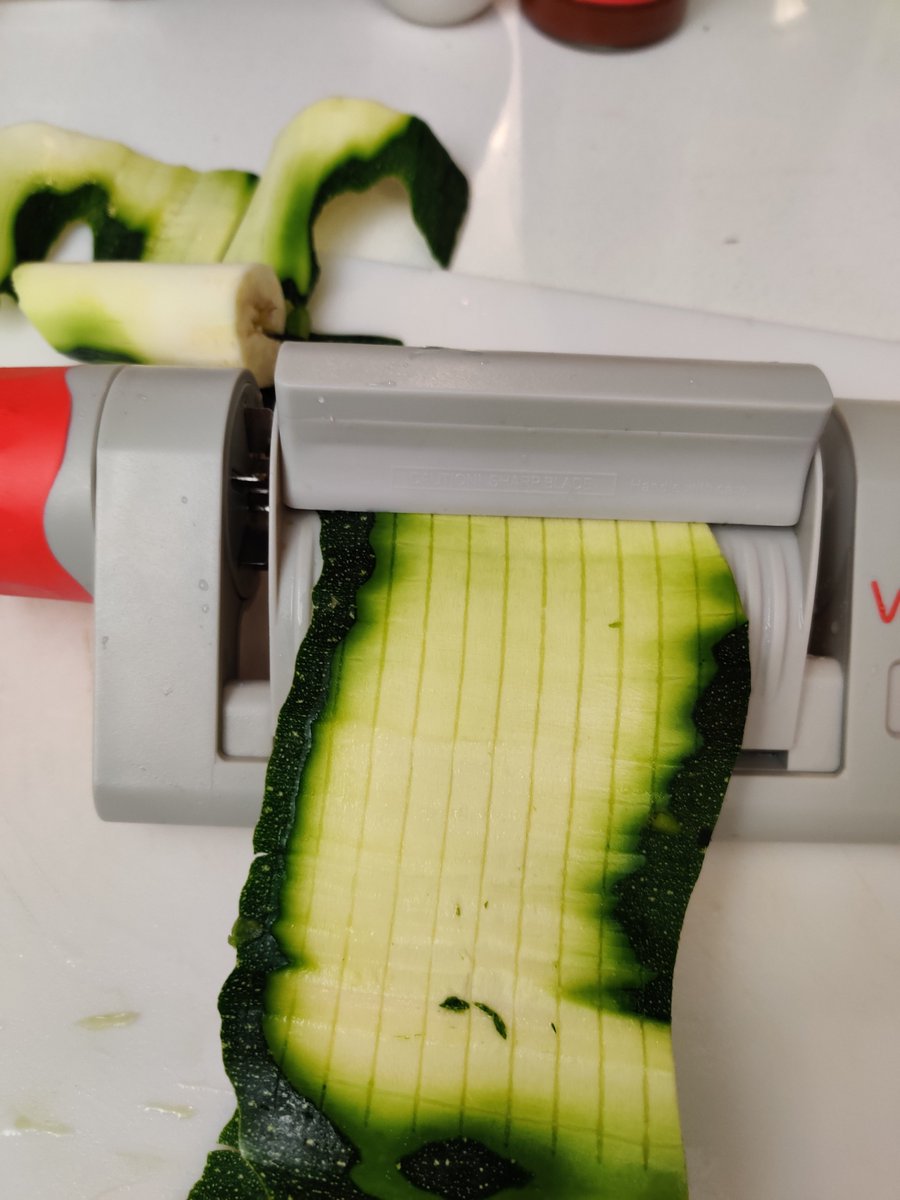 bethaknee112's tweet photo. I was really hoping to love this veggie slicer that @tryazon sent me. While I had some technical difficulties the Vasta Veggie Slicer videos helped.  It was fun to experiment with what it could do and in the end we made a delicious veggie noodle lasagna. #vastabilities #tryazon https://t.co/x6U8ussIpo