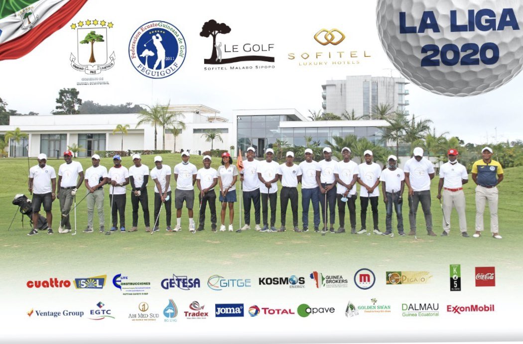 GITGE1's tweet photo. ¡GITGE en la Liga Golf 2020¡. Estamos muy orgullosos de apoyar a Javier Villarrubia en este torneo organizado por la @Feguigolf en Sipopo. @SofitelMalabo https://t.co/F0dJXxohut