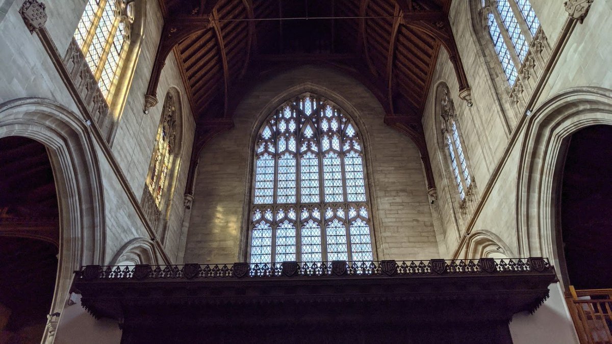 John Craig died before he could finish building his wild church, and a professional architect was drafted in, years later, to build the last two bays of the nave (in a slightly different style), and the west front (with a single bell tower).