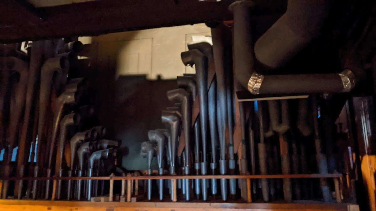 I also got to sneak into the Organ loft - I know nothing about Organs, and being inside one did nothing to demystify them. There's just... a lot of pipes?Anyway, All Saint's organ is being destroyed by a leaky roof, you can donate to help fix it here:  http://www.allsaintschurchleamington.org.uk/organ-roof.html 