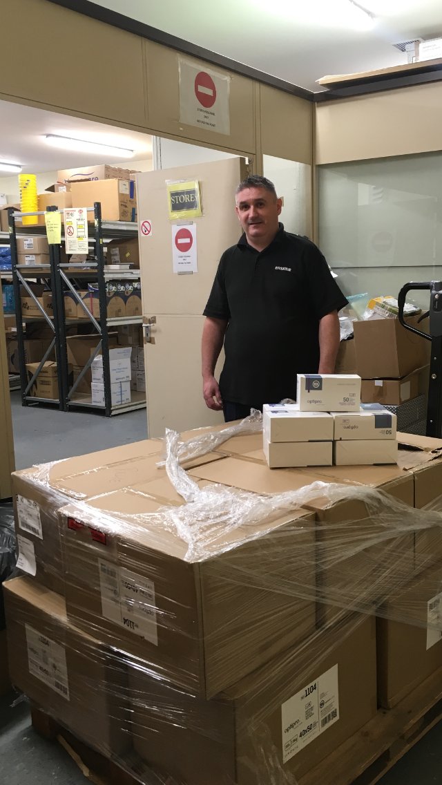 ErskineCharity's tweet photo. Thank you @Masks4Scotland for the extremely generous donation of 20,000 masks. PPE is a vital tool in keeping @Erskine1916 Veterans & staff safe during these challenging times and support such as this is very much appreciated. #proudtocare #masksforscotland @dtbarron @IanCMBE https://t.co/GA9LuWE9Bi