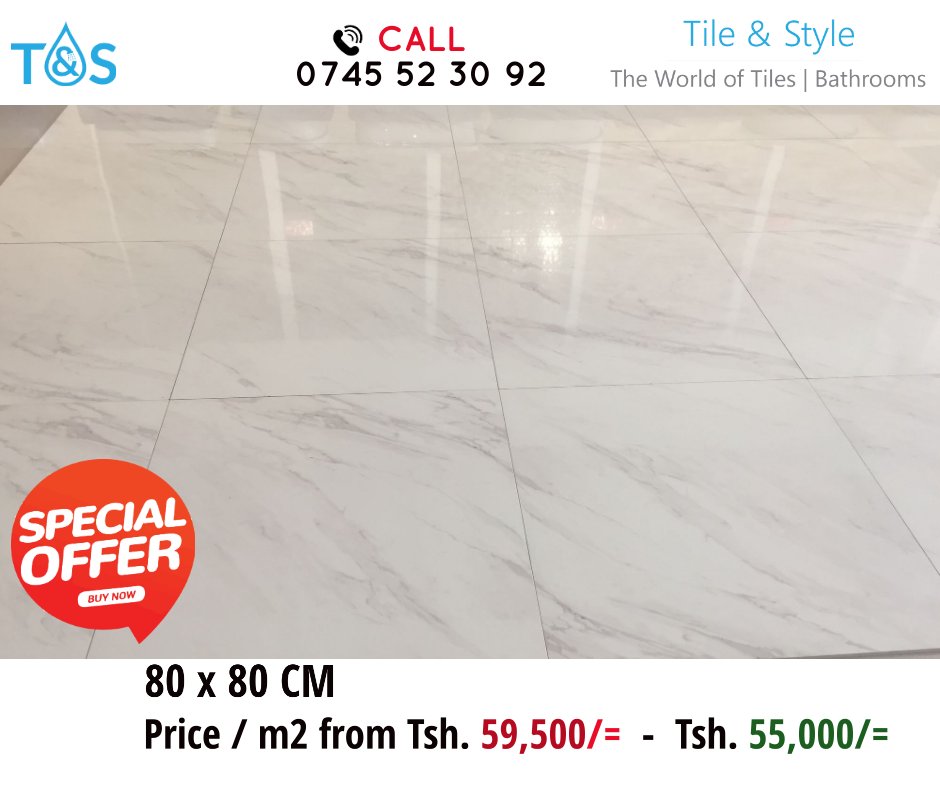 tileandstyle1's tweet photo. OFA MAALUM: Marumaru za chini kwaajili ya nyumba yako. Tembelea Dukani kwetu. Tunapatikana Dar es Salaam - Morocco; barabara ya Bagamoyo; tunatazamana na The International Eye Hospital.
Tupigie: 0745 52 30 92
#offer #tiles #marumaru #flooring #ofa #ofamaalum #available https://t.co/KaivqBUCyX