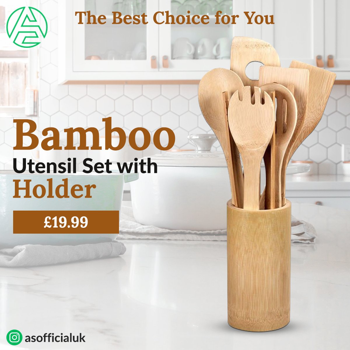 asofficialuk's tweet image. Professional Cooking Utensil Set contains a variety of essential kitchen utensils to meet all your cooking needs, provide you with wonderful cooking experience.

#cookingutensil #utensilset #spoonset #spoonholder #bamboo #durable #professionalcookingset #ashome #askitchen