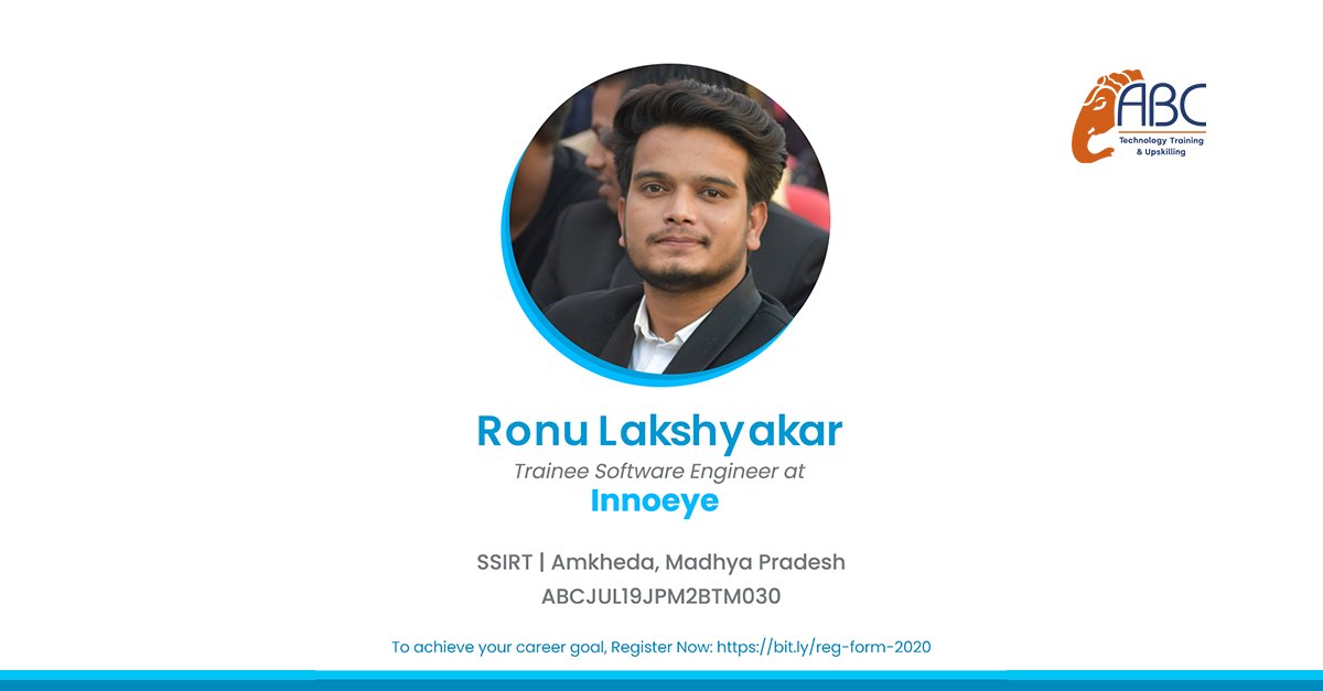 ABCfortech's tweet photo. JUST PLACED!!! We congratulate all our students hired by Innoeye Technologies Pvt Ltd. Well done!!!

We wish them all the best and a very successful career future.
.
.
.
#training #abcselects #recruitment #itjobs #ITindustry #abc #placement #it #programming #programmer #Aptitude https://t.co/VrlJ2WD4Oz