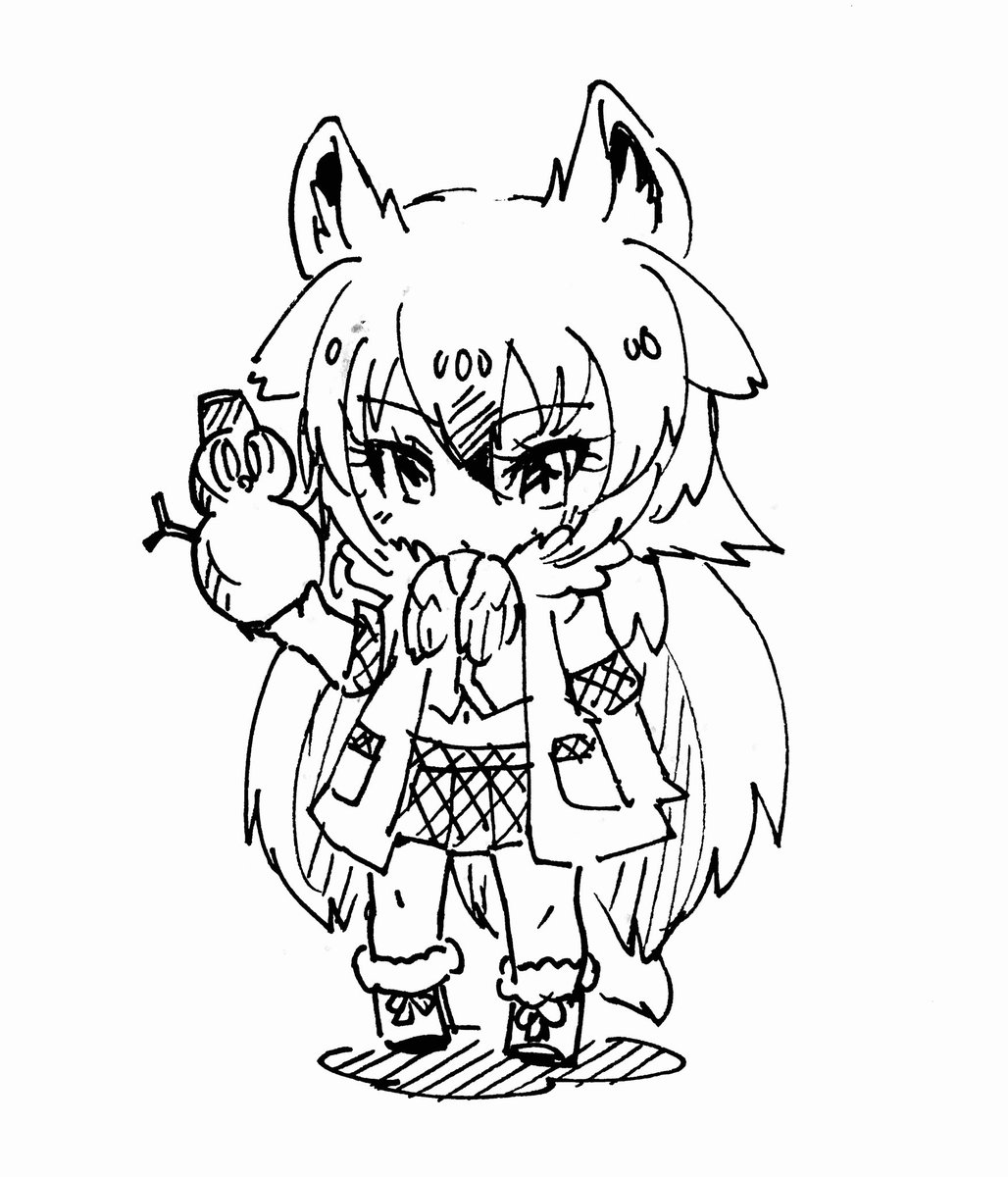 もちっとオオカミ
#けもフレ
#けものフレンズ 