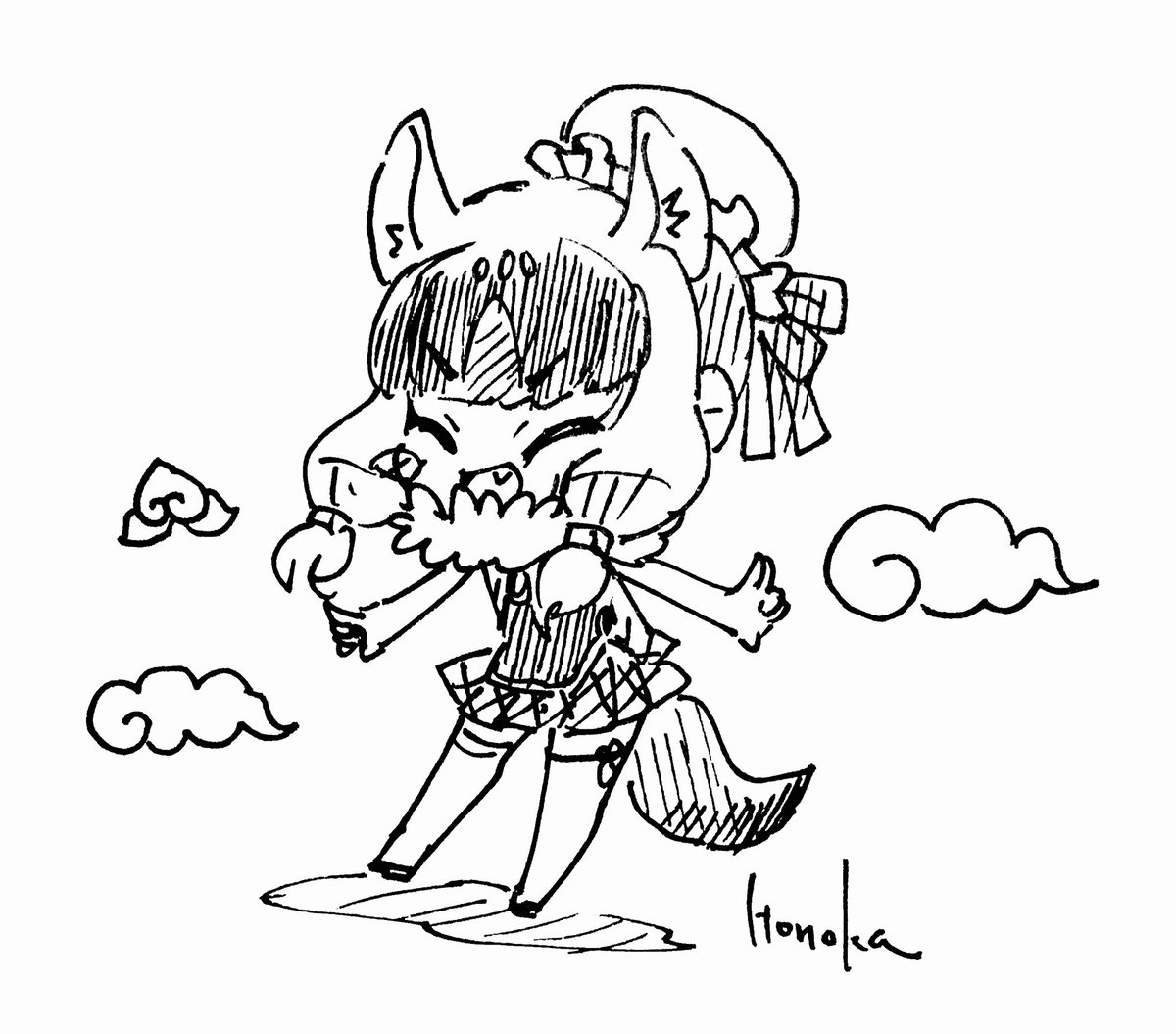 もちっとオオカミ
#けもフレ
#けものフレンズ 