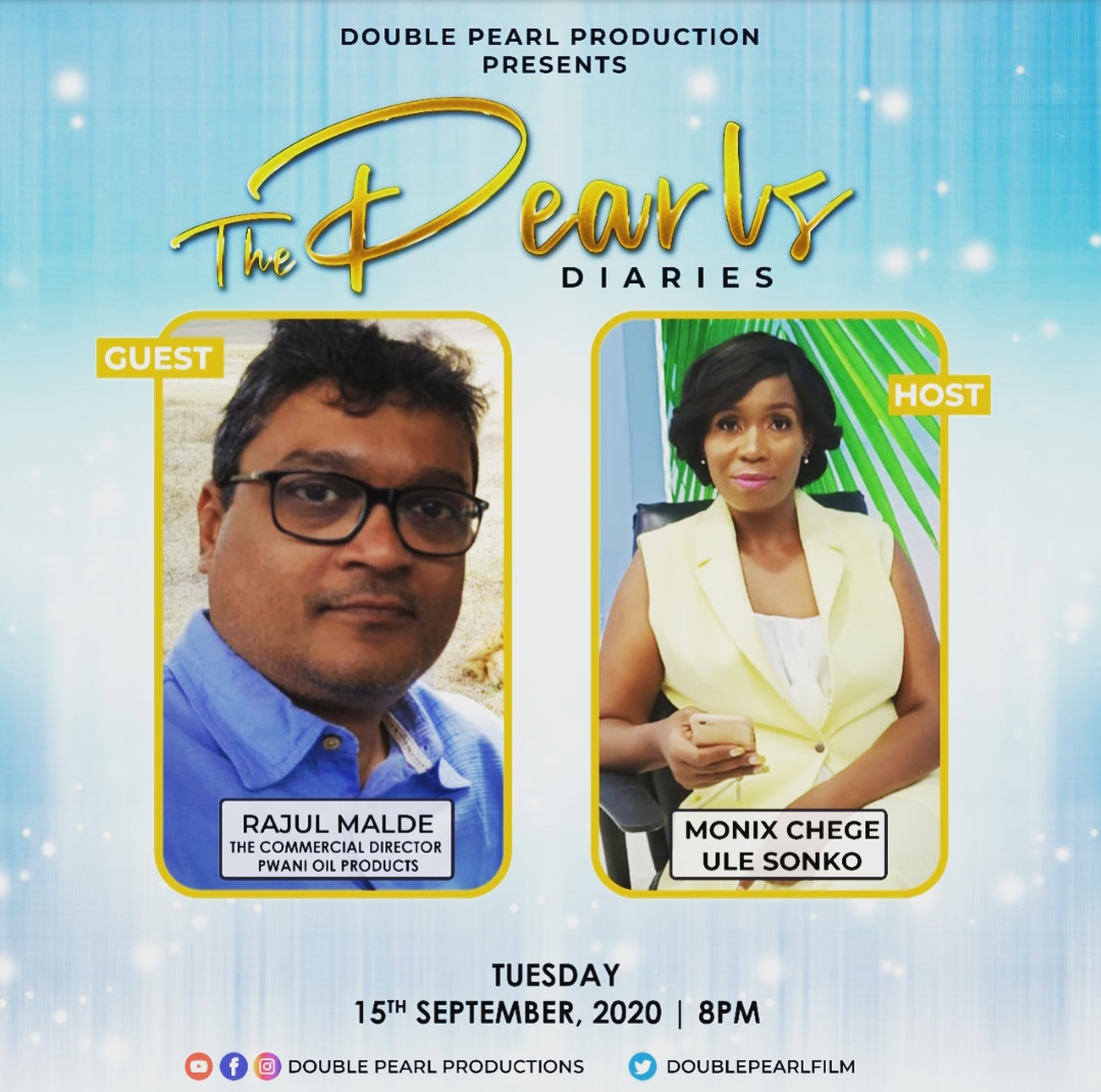 PwaniLifeKe's tweet photo. The Commercial Director of Pwani Oil Limited, Rajul Malde will be hosted on the Pearls Diaries Show. Make sure to tune in today at 8 pm, where he shares the secret behind his success, as well as how he handles his failures.  Link to the Youtube Channel - https://t.co/Eb7rYxkRZ2 https://t.co/vbm3ji8orN