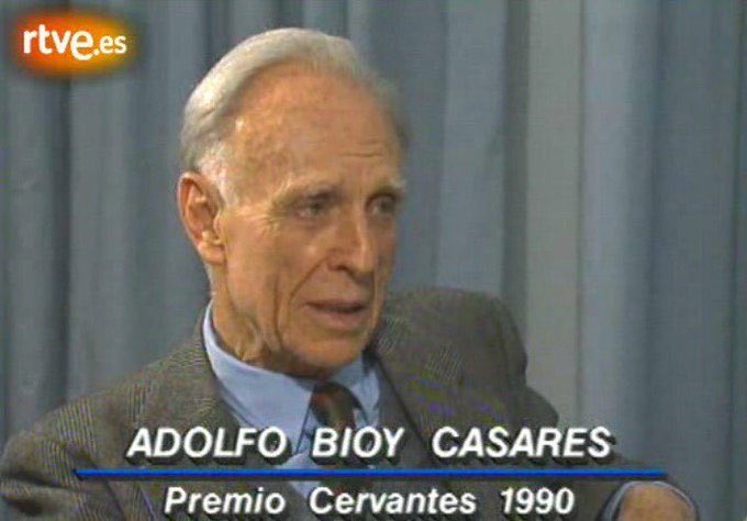 #UnDiaComoHoy de 1914 nace #AdolfoBioyCasares

Escritor argentino, premio Cervantes en 1990. Su obra se caracteriza por la mezcla entre fantasía y realidad, superponiéndose en armonía y la impecable construcción de sus relatos, de estilo clásico y depurado.