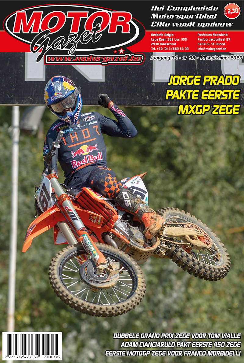 Motorgazet 38: twee keer MXGP in Faenza, MotoGP in Misano, AMA in Red Bud, IDM, OW Cup, BSB, TrialGP, ...