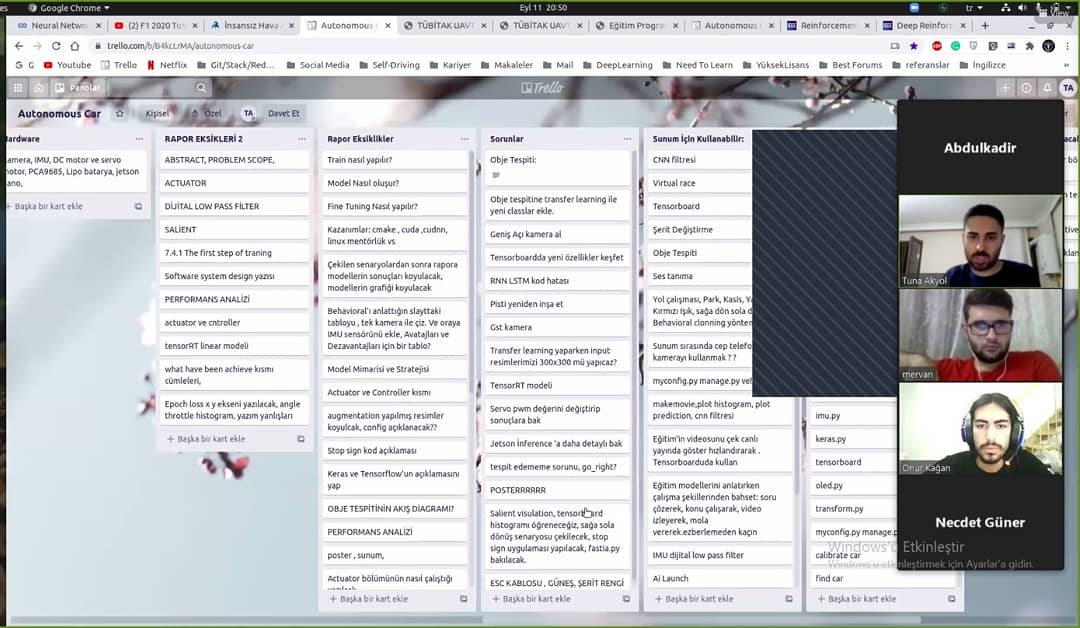 Yaratıcı Endüstriler Platformu 'nun yürüttüğü InIDEA Programı II. Dönemi' nde "Otonom Araç Geliştirme Eğitimi" projesiyle desteklenmeye hak kazanan Anadolous ekibi, mühendislik alt sınıflarına deneyim ve bilgilerini aktarmaya devam ediyorlar.