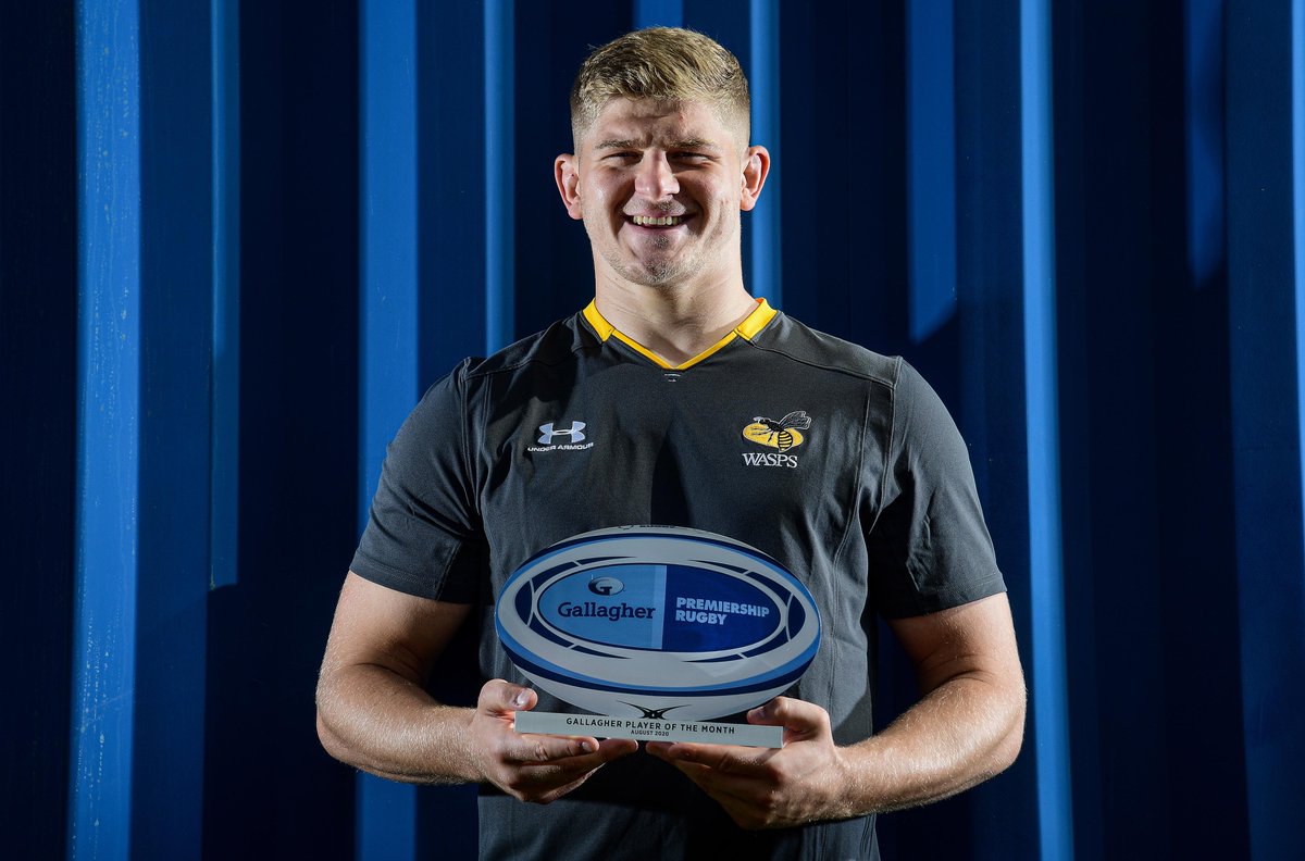 GallagherUK's tweet photo. Congratulations to @WaspsRugby flanker and @EnglandRugby hopeful @jackswillis7 on today being named #GallagherPremπ Player of the Month for his outstanding on-pitch performance in August, following the much-anticipated #RugbyRestart.
More here π https://t.co/wGJzp9XCjV https://t.co/8vipL1UoKq