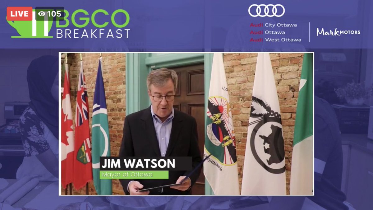 Great to tune in virtually for the 11th annual <a href="/bgcottawa/">BGC Ottawa</a> breakfast!

Looked like some very generous donors helped raise $700k already and donations are still being accepted! 

Mayor <a href="/JimWatsonOttawa/">Jim Watson</a> proclaimed today as Boys and Girls Club of Ottawa Day too 👍🏻#bgcobreakfast