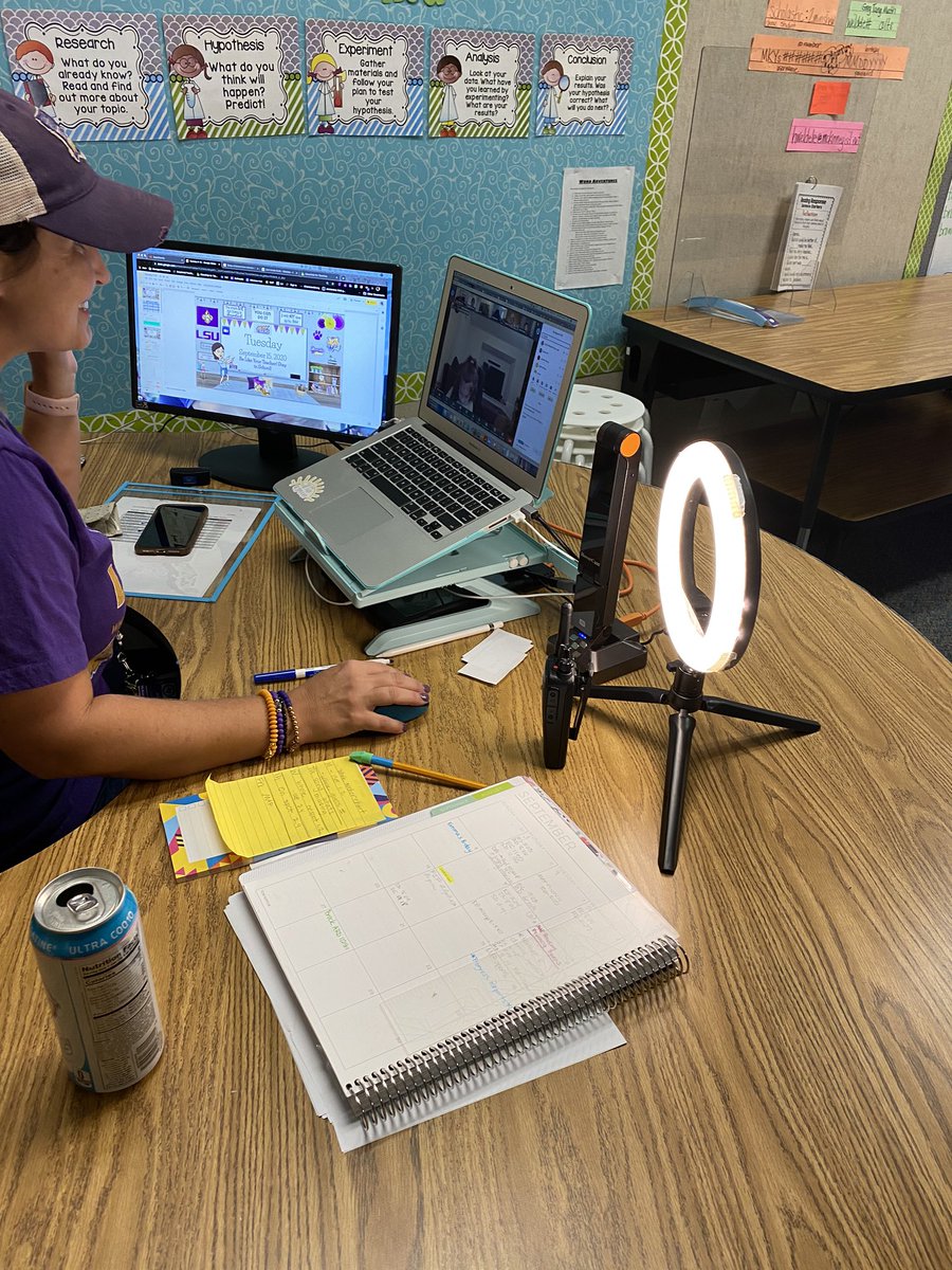 VIRTUALLY making individual #MinshewStrong Colts feel loved &amp; welcome each morning w/ personal greetings. Morning meeting professionals <a href="/HWeldeleMISD/">Holly Weldele</a>! <a href="/MinshewColts1/">MinshewColts1</a> #MISDLivesKind ❤️💪🏾🐴