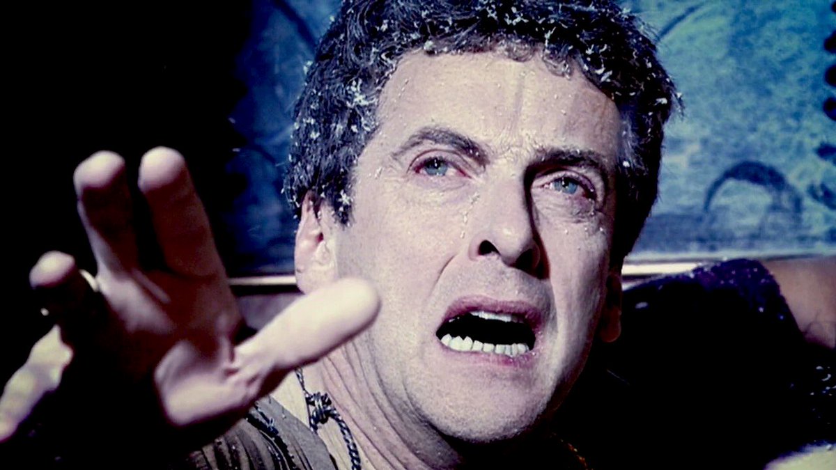 "I know where I got this face, and I know what it's for.""Okay, what's it for?""To remind me. To hold me to the mark. I'm the Doctor, and I save people. And if anyone happens to be listening, and you've got any kind of a problem with that... to hell with you!"