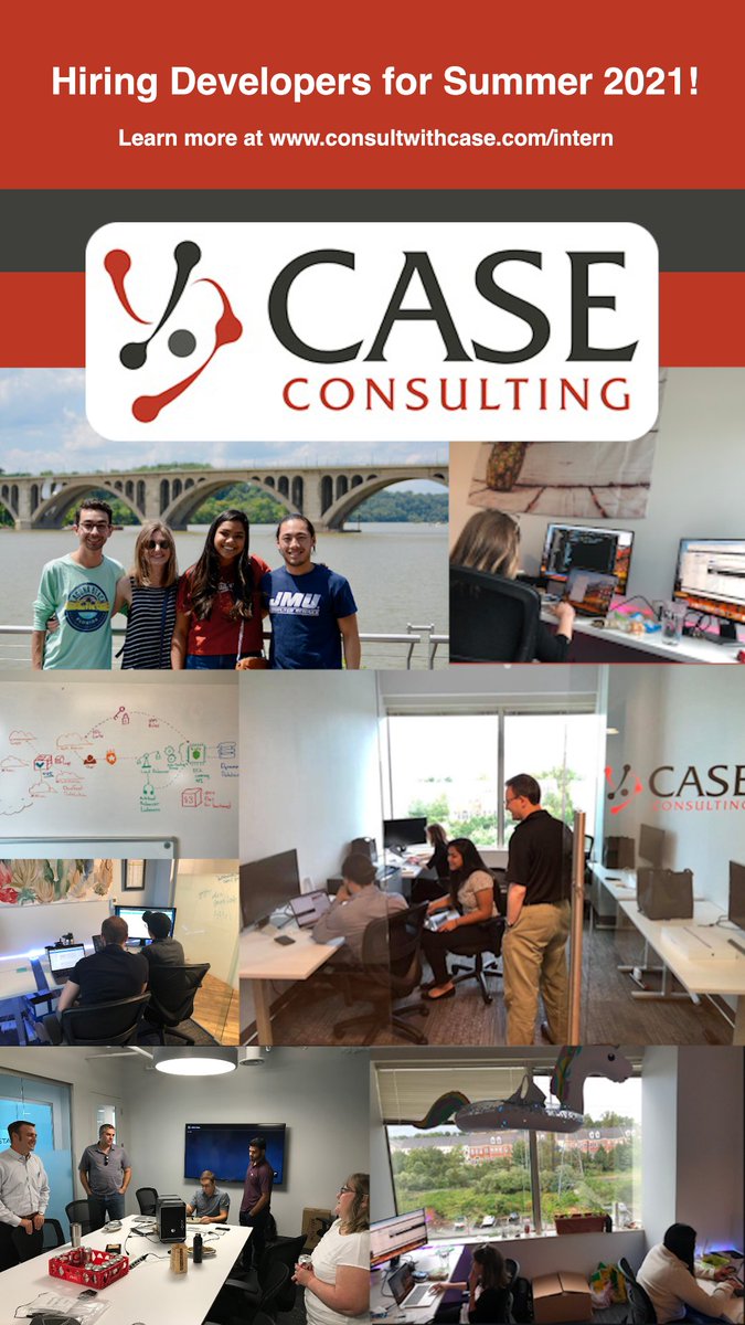 ConsultwithCase's tweet photo. Good Morning #Hokies! Stop by our Brazen Virtual Booth today at the Engineering Expo to learn more about our 2021 Software Development Summer Internship @VT_CS @VTEngineering https://t.co/NH4hqKruZb