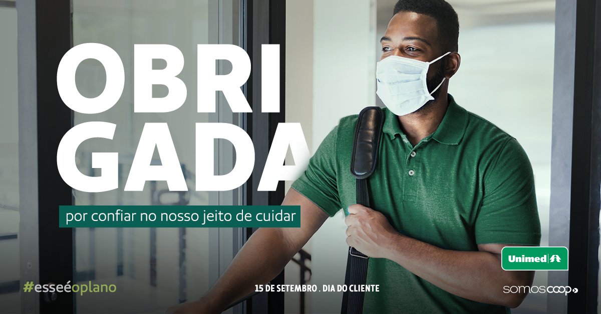 unimedpf's tweet photo. Estamos por todo o país. São milhões de brasileiros que confiam sua saúde nos profissionais parceiros. Sua confiança é fundamental para nós e por isso agradecemos a você, cliente Unimed, por estar com a gente mais um ano. Colocar você sempre em primeiro plano, #esseéoplano https://t.co/qOqqkxqKUe