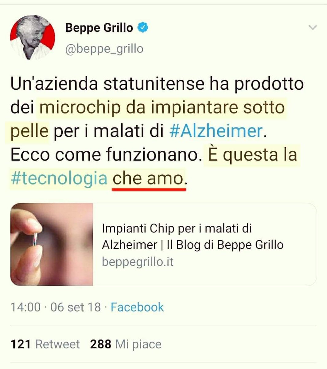 DSant65's tweet photo. #beppegrillo e tutti gli insetti a seguito, sapete dove ve lo dovete infilare il #microcip ...e visto che ci sei "infilane uno anche a quel porco di tuo figlio "#pezzidimerda https://t.co/yueuG7J6iL