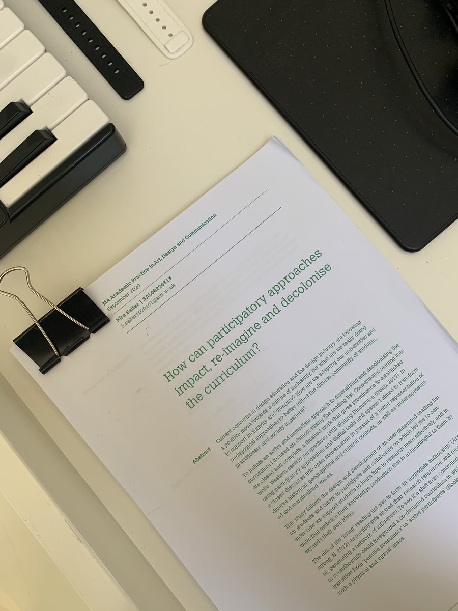 IDoodleDesign's tweet image. With a lot of enriching and influential books / long conversations and debates / some very trusting students and a huge amount of encouragement from some very lovely people I finally finished my MA.