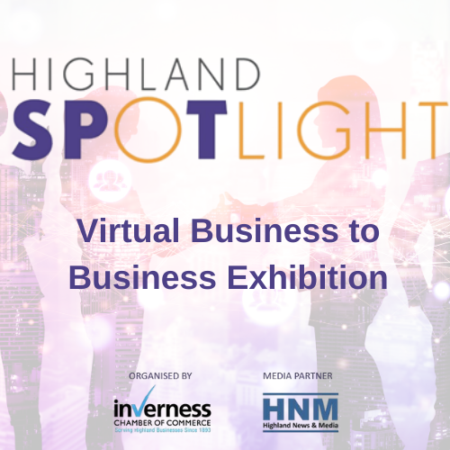 There is only one week left to register for the Highlands only Business to Business Exhibition!

£2 from each visitor registration will be donated to Connecting Carers.

Visitor Registration: bit.ly/2ZrJBdp
Exhibitor Registration: bit.ly/33uakqW