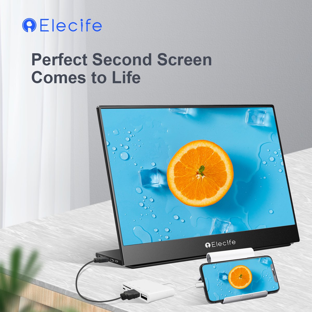 ElecifeOfficial's tweet photo. Thanks to Full HD extend display, Elecife Portable #Monitor connects your #Laptop, Smartphone, or #Switch to be a perfect Second Screen.
#MultipleDisplay #MirrorMonitor
more info: https://t.co/1MmxpV5iUj https://t.co/GLwaDeCal8