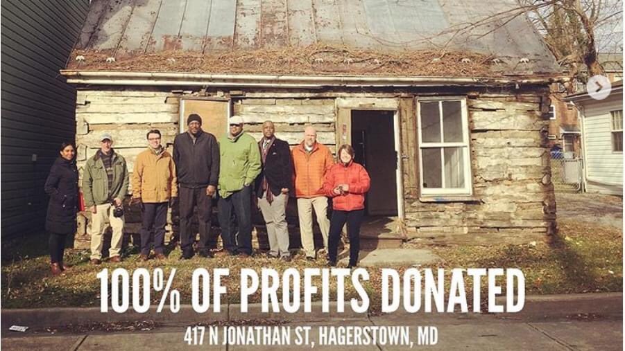 VisitHagerstown's tweet photo. A crew is on site at 417 North Jonathan St., doing an archeological dig; heading up the team is Julie Schablitsky, Chief Archaeologist at the MD Highway Administration. Thank you to Reggie Turner &amp; Tearance Moore for making this happen! https://t.co/Hv6UMvBTWZ