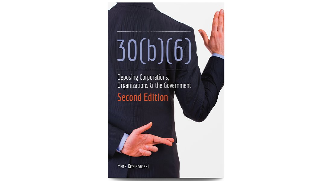 TrialGuides's tweet photo. New Pre-Order!

30(b)(6) Second Edition: Deposing Corporations, Organizations &amp; the Government by Mark R. Kosieradzki

Learn more on updates and order here:
https://t.co/9RGLWlXPsF https://t.co/PhludBoxzi