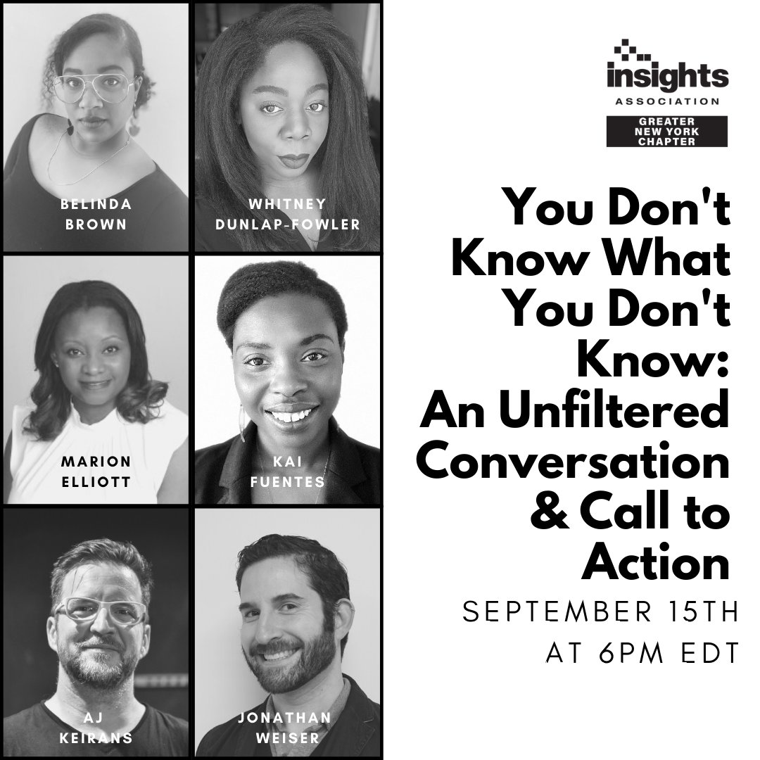 InsightsGNY's tweet photo. Join us TONIGHT for the first in a series of necessary conversations and reflections on what we as an industry can do to be better, be more aware and more inclusive. An important opportunity to listen and learn as well as impact change. https://t.co/RJrvxYLhfE https://t.co/KfMZ6Nj1A8