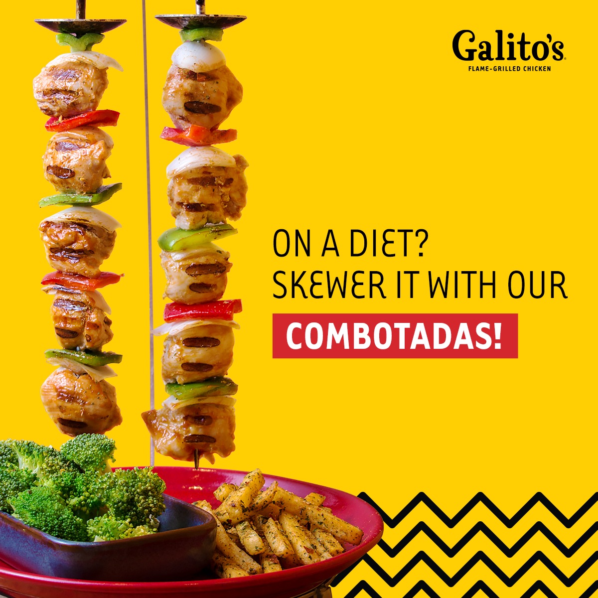 GalitosUAE's tweet photo. A tower of happiness! You’ll be amazed with our tender &amp; juicy Chicken Combotada. So what are you waiting for?
.
#galitosuae #galitos #hungry #food #foodie #foodinsta #dubaifoodies #dubaifoodbloggers #flamegrilled #chicken #foodonline #galitosonline #foodie https://t.co/32qXklZ58z