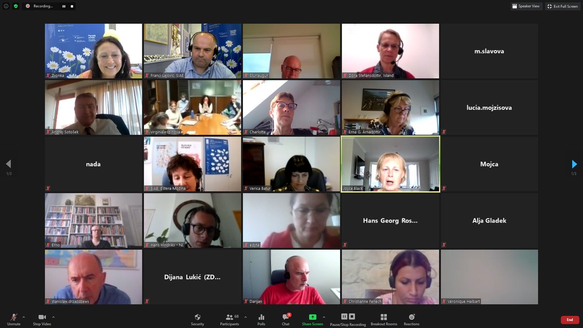 TVUslo's tweet photo. #PLASlovenia and Slovenian Adult Education Colloquim (online) #AK2020 @AndragoskiSLO
It was an interesting and fruitful 1st day of presentations and exchange of experience: https://t.co/oLPSLZqd83
#EAAL #TVU2020
@DearbhailLawles @aontas @LWJoyceB @RannisIceland
@CeneStupar https://t.co/nGfcChjkrM
