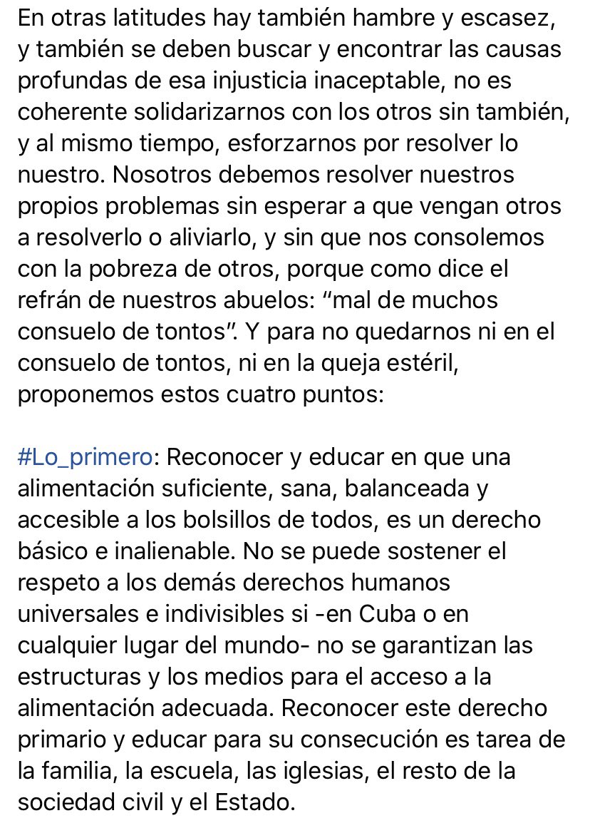 CubaLiborio's tweet photo. Esto está circulando en Facebook con la autoría de Alexander Abreu, pase y lea que aunque no lo haya escrito él, vale la pena leerlo. #Cuba @DiazCanelB @fernandorojas_6 @joaquinsglez @cubadebatecu https://t.co/pFWS34Sckx