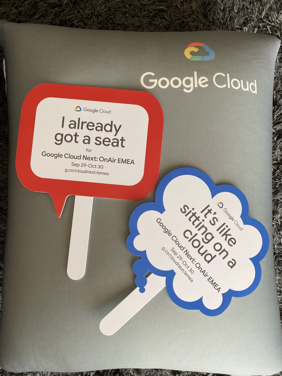 danielalbu's tweet image. Great to be a part of @Google Cloud's Tech Leaders community & get a personal invite to the @GoogleCloud Next EMEA event.
5 weeks of the best of @GoogleCloud tech starting September 29th!
Register here: bit.ly/325XxeT
(Thank you @shani_w for the cool gift!)