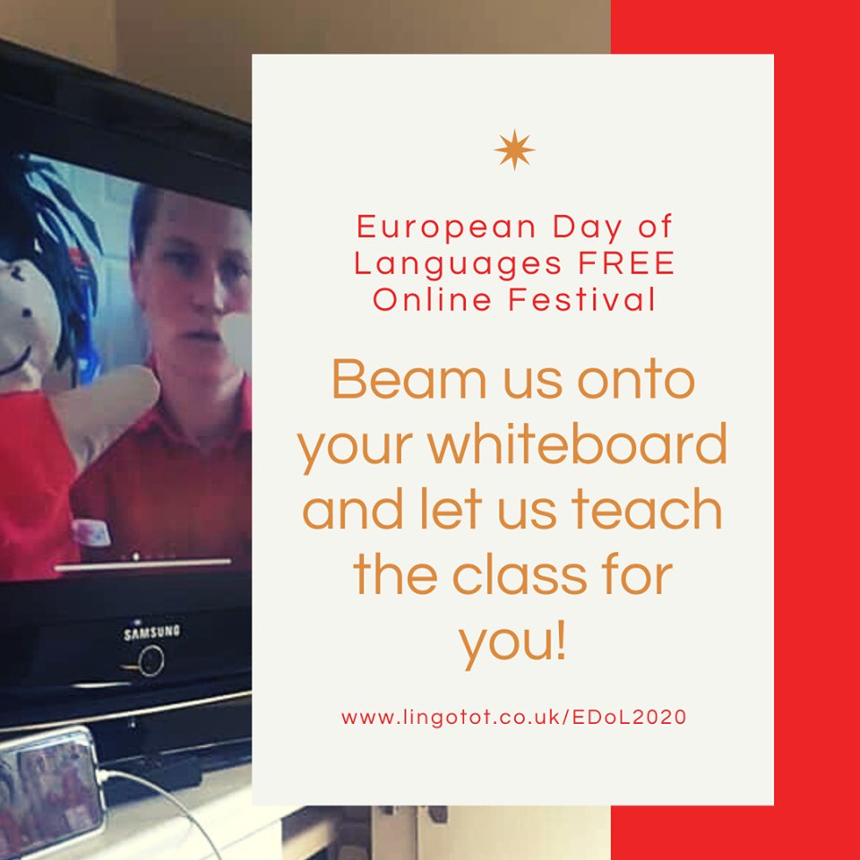 LingototES's tweet photo. 🇪🇺🇪🇺European Day of Languages🇪🇺🇪🇺FREE online festival will allow children aged 2-12 at home, school and nursery to take part in a range of fun activities in 🇫🇷🇪🇸🇩🇪🇮🇹🇨🇳🇦🇪🏴󠁧󠁢󠁷󠁬󠁳󠁿🇳🇱.Register for your spot at https://t.co/gC33vnoxlR
#coeEDL #mfltwitterati #PrimaryLanguagesPrimaryMFL https://t.co/lRMMxL6A4Z