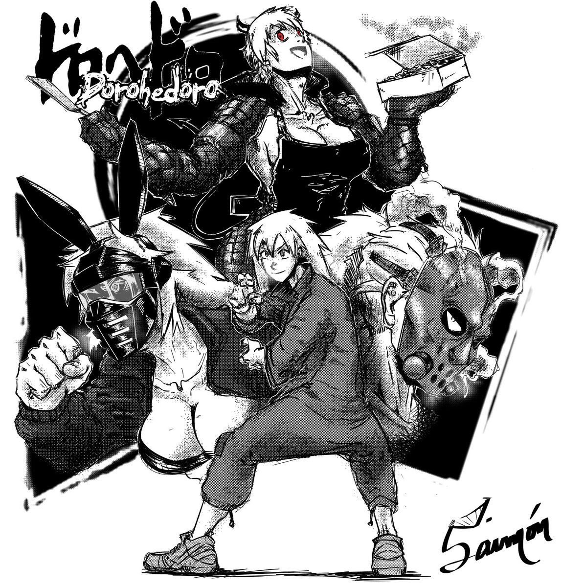FaceSaimon's tweet photo. Dorohedoro 💕
#dorohedoro #ドロヘドロ https://t.co/9ZyCcgA3JE