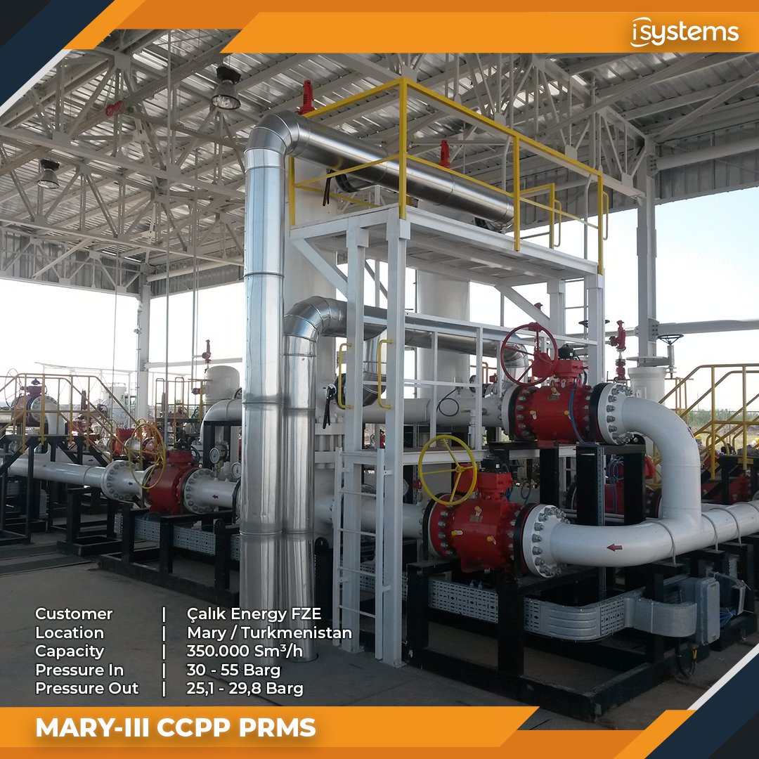 IsystemsI's tweet photo. #iSystemsIndustries has designed, manufactured and commissioned more than 150 units of medium to high #oil &amp; #gas metering &amp; pressure control systems and more than 1500 units of district, medium #metering &amp; #pressure #control stations.

#Engineering #Manufacturing #Turkmenistan https://t.co/kSfffJ66P7