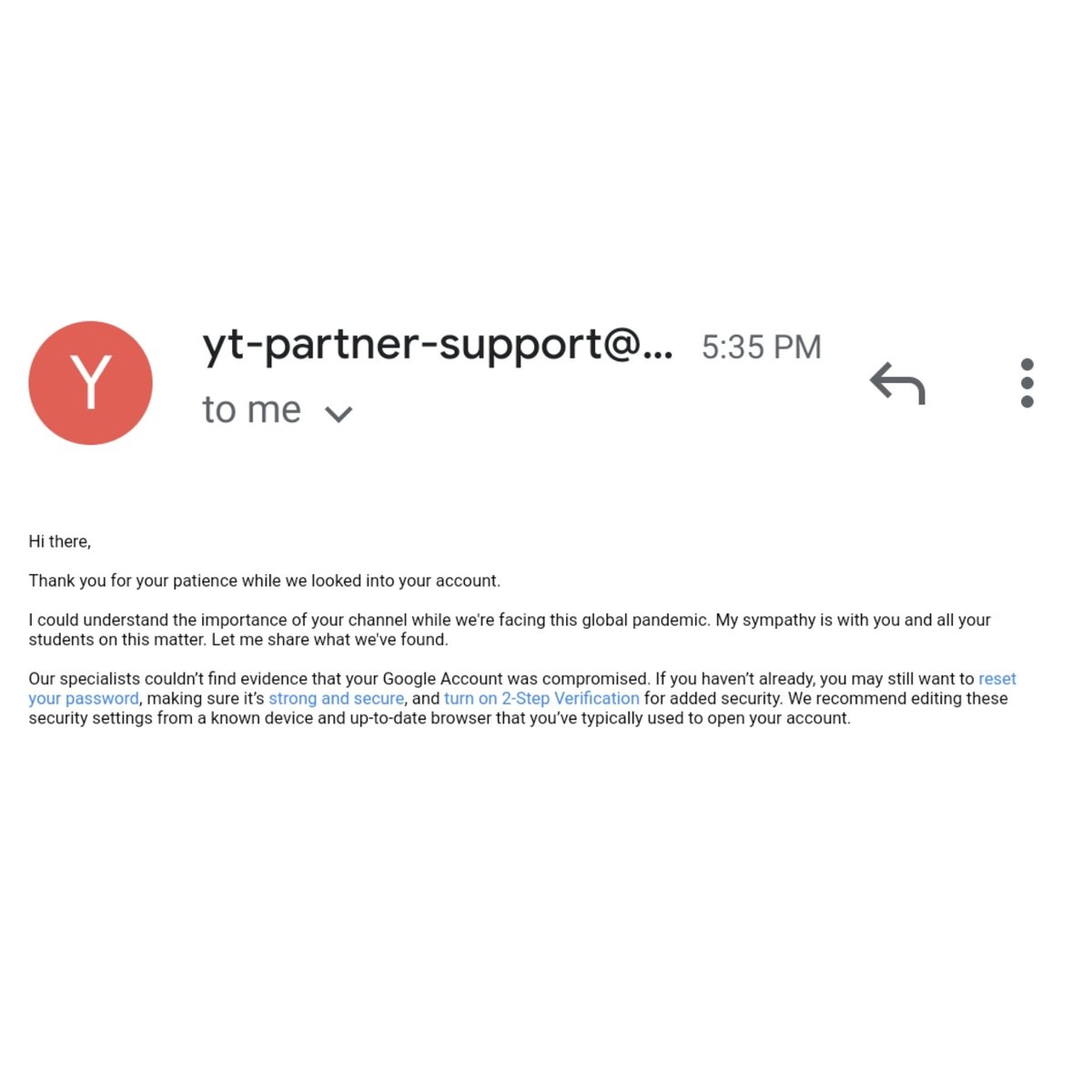 CareerwillApp's tweet photo. @TeamYouTube One person is saying they've found evidence. Other person is saying they couldn't find evidence.
Are you sure our case is in good hands?
@YouTubeIndia @YTCreatorsIndia 
@GoogleIndia 
Please RT 🙏🙏  #bringbackcareerwill https://t.co/ctrtCzhook