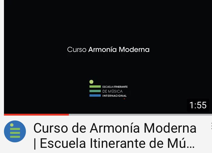 EiMi Escuela Itinerante de Música Internacional (@eitinerantem) on Twitter photo Compartimos este vídeo que es parte del Curso de Armonía Moderna youtu.be/iAIhhgShP64 <a href="/vzlasinfonica/">Venezuela Sinfónica</a> <a href="/pedro_barboza1/">Pedro Barboza</a> <a href="/alaemus/">ALAEMUS</a> <a href="/HeribertoRojas/">Heriberto Rojas</a> Compartimos este vídeo que es parte del Curso de Armonía Moderna youtu.be/iAIhhgShP64 <a href="/vzlasinfonica/">Venezuela Sinfónica</a> <a href="/pedro_barboza1/">Pedro Barboza</a> <a href="/alaemus/">ALAEMUS</a> <a href="/HeribertoRojas/">Heriberto Rojas</a>