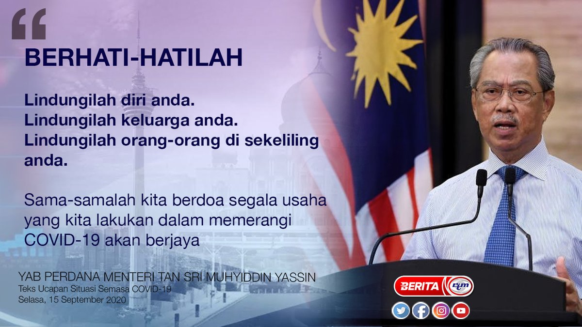 Berita Rtm On Twitter Teks Ucapan Yab Perdana Menteri Tan Sri Muhyiddinyassin Situasi Semasa Jangkitan Covid 19 Di Malaysia Maklumat Sahih Jenama Dipercayai Beritartm Rtm Covid19malaysia Pkpp Kitajagakita Kitamestimenang Komunikasikita Berita Rtm On Twitter Teks Ucapan Yab Perdana Menteri Tan Sri Muhyiddinyassin Situasi Semasa Jangkitan Covid 19 Di Malaysia Maklumat Sahih Jenama Dipercayai Beritartm Rtm Covid19malaysia Pkpp Kitajagakita Kitamestimenang Komunikasikita