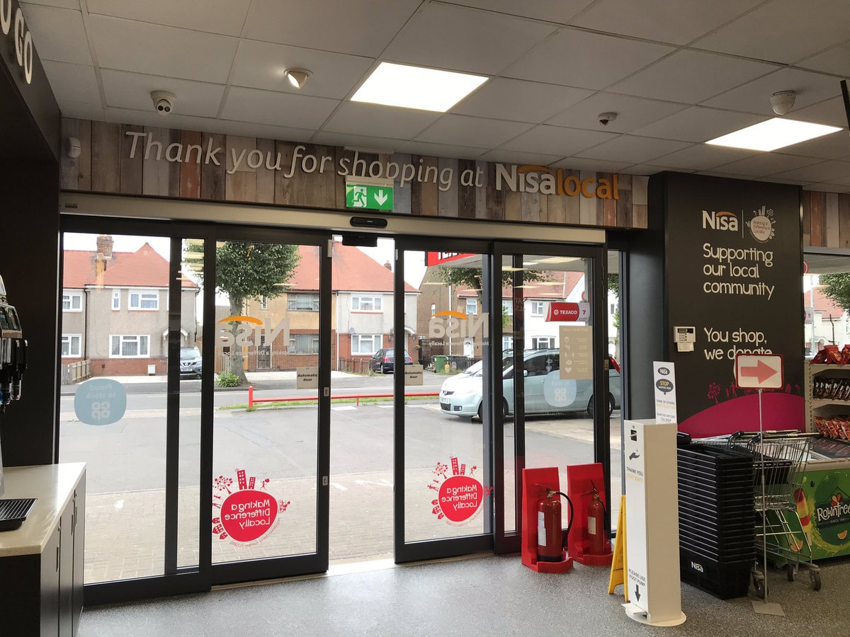 NisaRetail's tweet image. Great to see one of newer partners @AsconaGroup getting their @NisaLocally fascia in place, not to mention the splash of pink @MADLcharity making it onto the front doors. bit.ly/2Rq9Xba #charitytuesday #storedevelopment #joinnisa