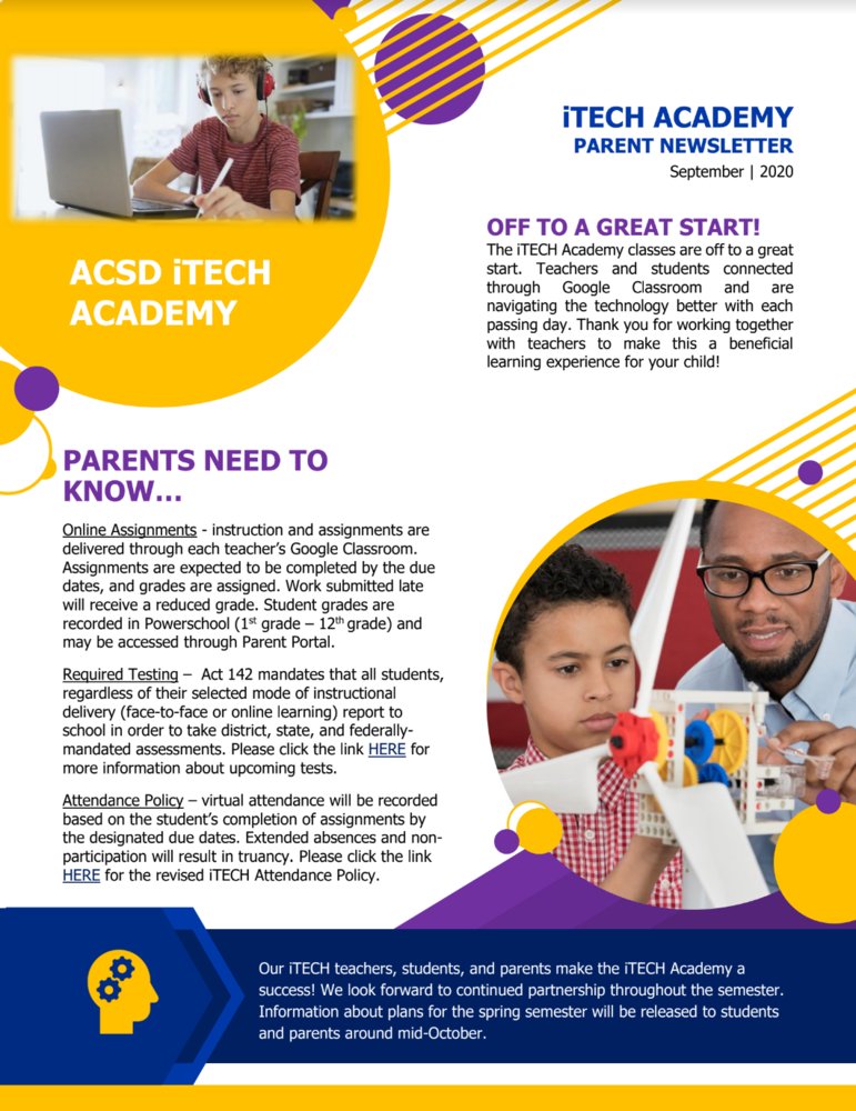 AbbevilleCo's tweet image. iTECH Parent Newsletter - Sept.  acsdsc.org/article/307755…