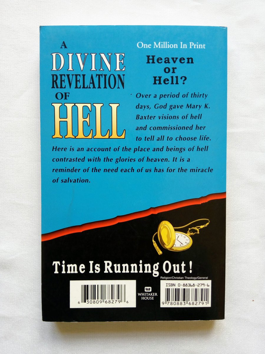 SUCBC_Kenya's tweet photo. To Hell – and Heaven – and Back..
Mary K. Baxter recounts visions of hell – and heaven, God's message to humanity
ON SALE, from KSHS. 1,490.00 to NOW KSHS. 500.00
Follow the link to learn more..

#ADivineRevelationofHell
#tohellandback #getsavedTODAY

https://t.co/MmvrUVNjPS https://t.co/kE7QQ5bdwg
