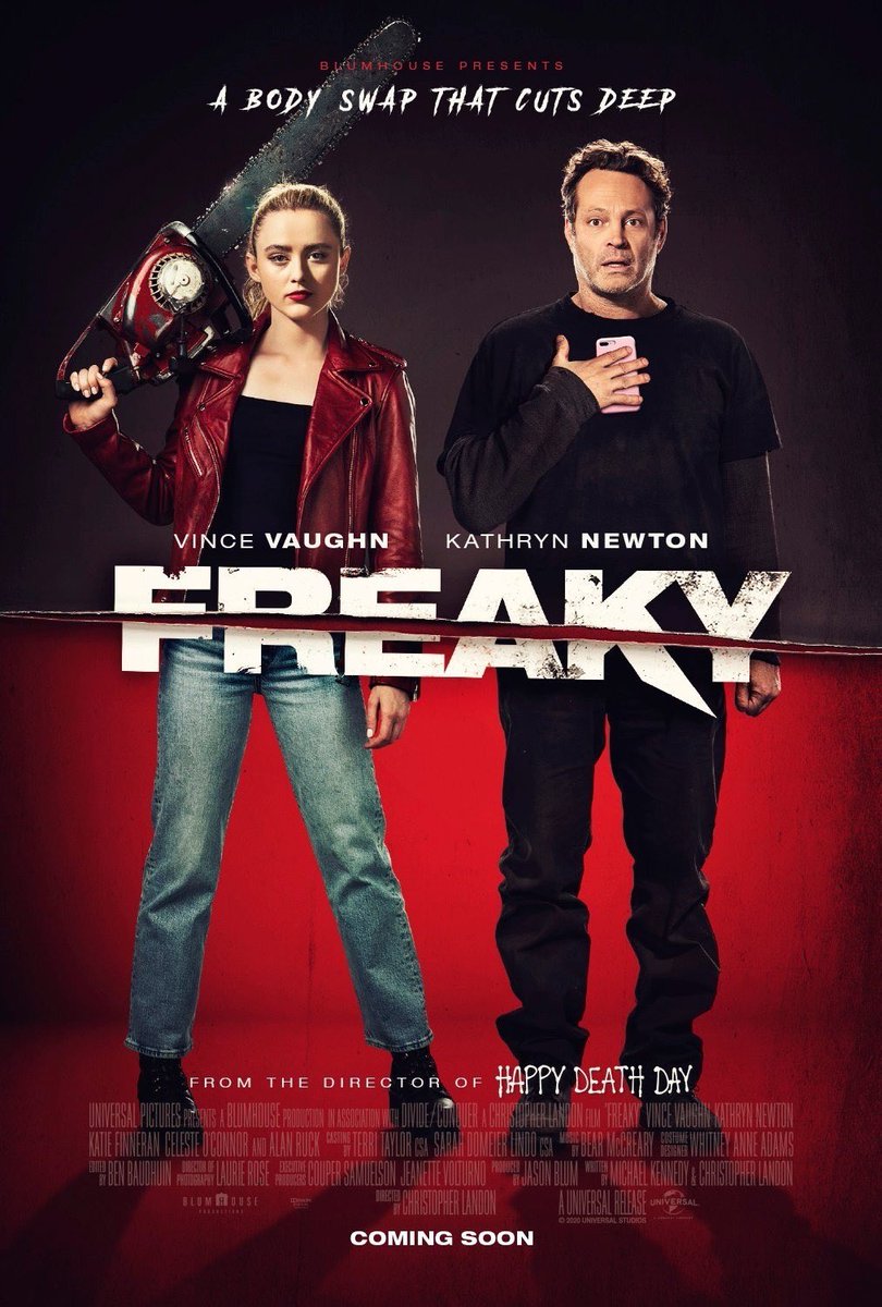 ハッピー・デス・デイ』監督新作 『FREAKY』新ポスター解禁 女子高生と