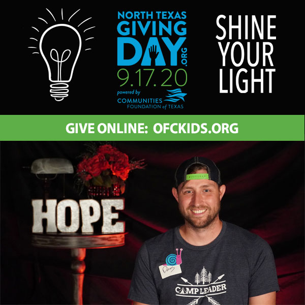 OFCDFW's tweet photo. 2 days away ... Shine Your Light on Thursday for #NTxGivingDay!! (or you can go ahead and schedule your donation early) Go to: https://t.co/QHWDNeI5c2 https://t.co/IhXJ7DqTfC
