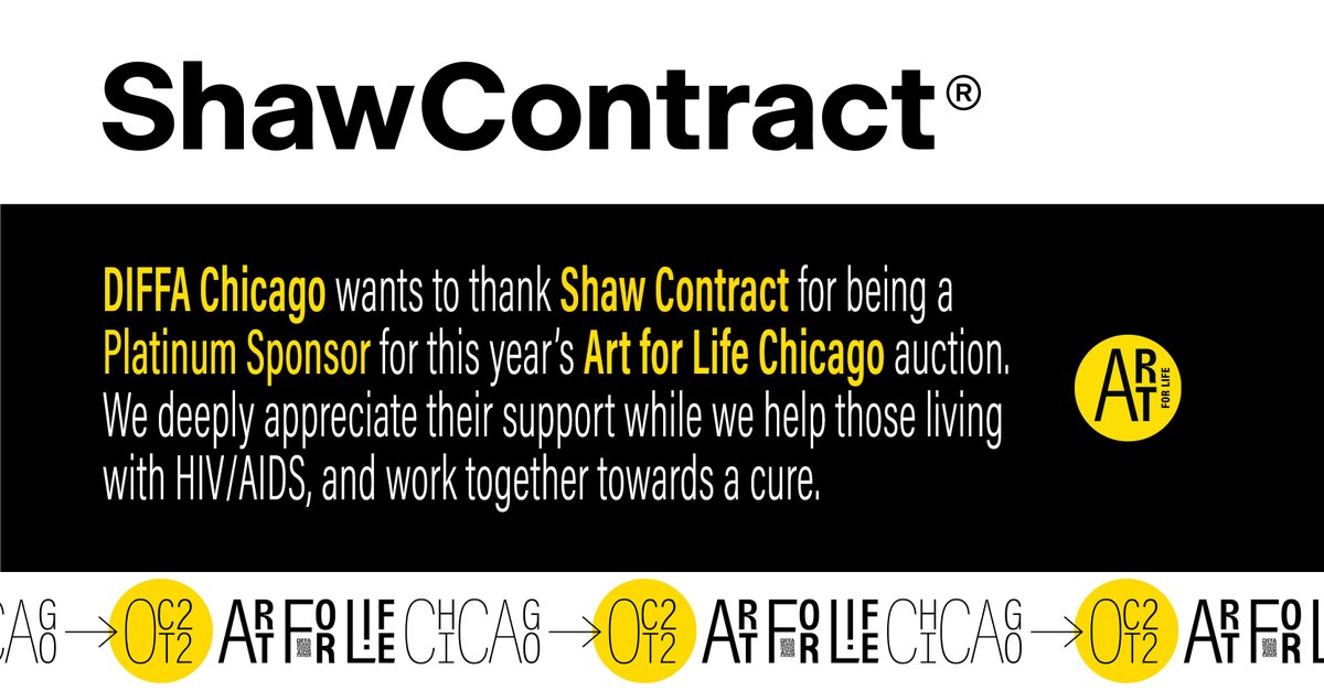 aflchicago's tweet photo. As a Platinum Sponsor for #AFLC 2020, @ShawContract is helping @DIFFAChi to support those living with HIV/AIDS. Please join them in helping to support this important cause by donating. Text: AFLC2020 to 44-321 https://t.co/jSqIEump8V