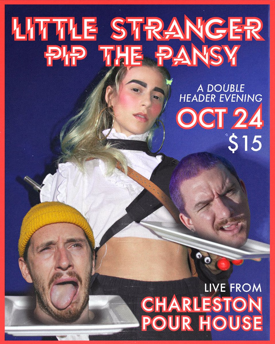 CHSPourHouse's tweet photo. ♫ ANNOUNCING :: Little Stranger + Pip The Pansy | SAT, 10.24.20 | Early show - 5:30pm + Late show - 8:15pm #ChsMusic #LoveLiveMusic #LittleStranger #PipThePansy @LittleStrng3r @pipthepansy https://t.co/jJvH8Jefb3