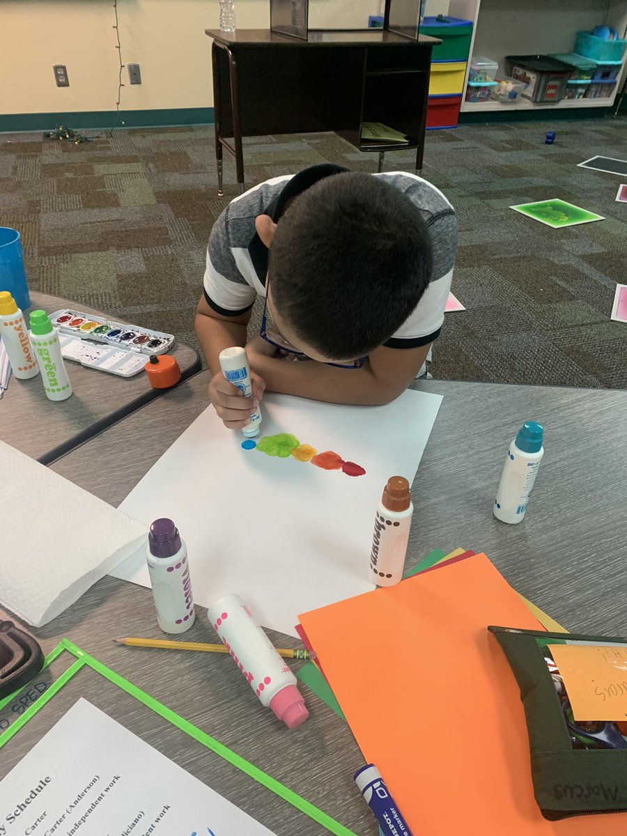 Celebrating #DotDay2020 🔴🟢🔵 #teamBCE <a href="/BearCreekElem/">Bear Creek</a>